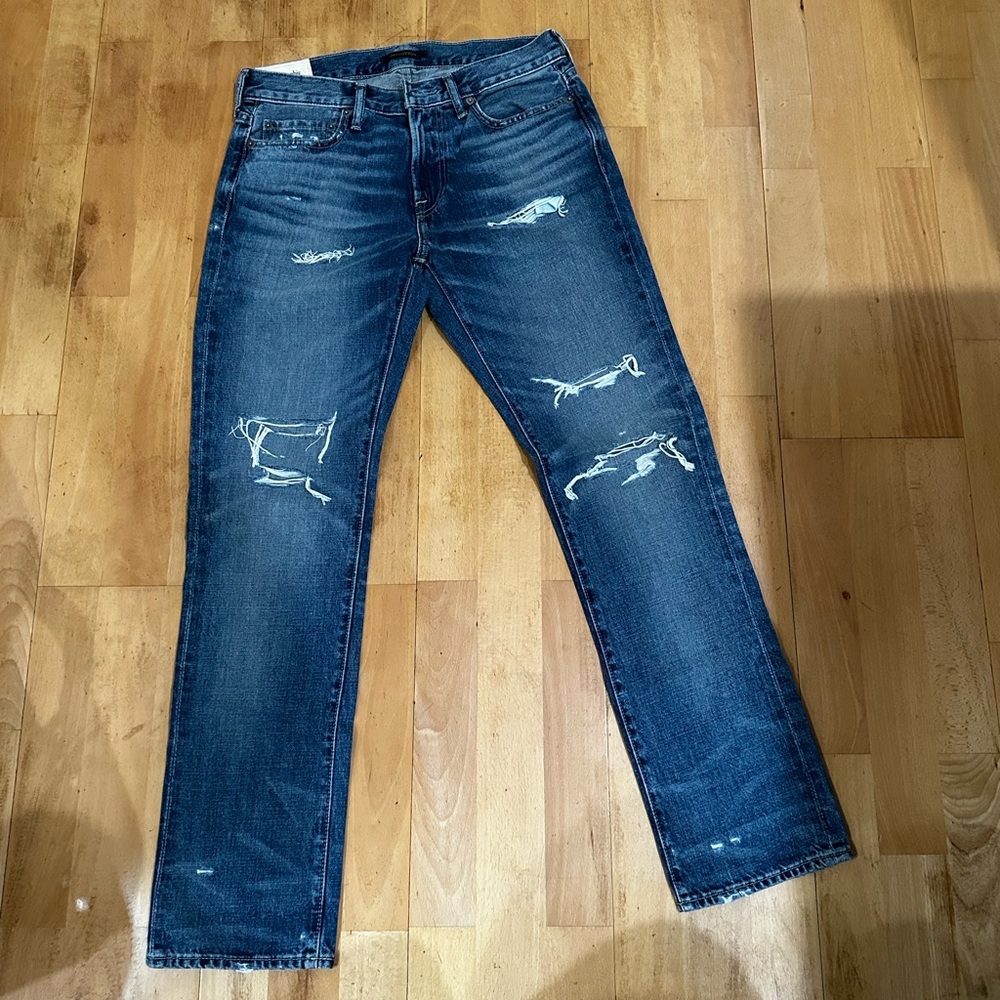 Abercrombie & fitch slim straight 30w x 32L